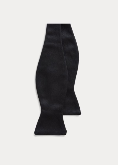 Corbatas Ralph Lauren Hombre Azul Marino - Narrow Silk Satin Bow - FPMKD8129